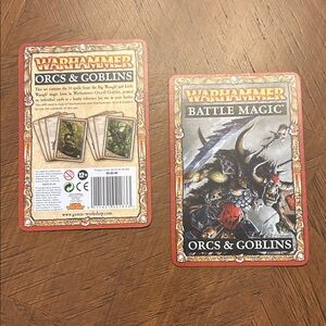 Warhammer Orcs & Goblins Card Set